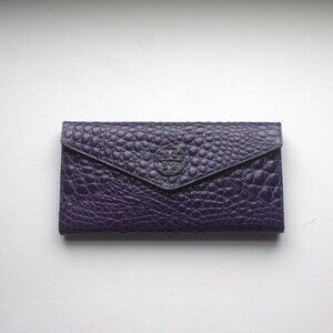 Tory Burch Purple Travel Wallet / Clutch
